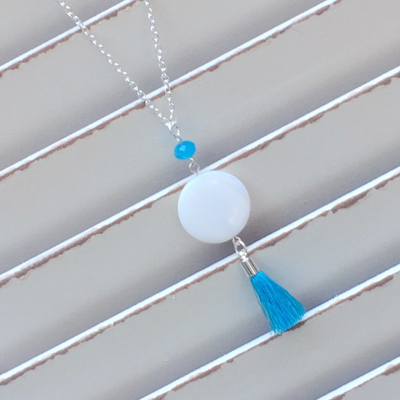 Shell and Tassel Necklace - Picture 2 of 5